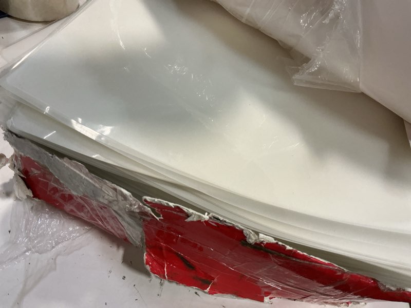 Condition photo showing Good Condition for caregy thermal laminating pouches,350 pack laminating sheets, 5 mil, 9 x 11.5 inches lamination sheet paper for laminator, round corner letter size, office and school supplies 350pack-5mil
