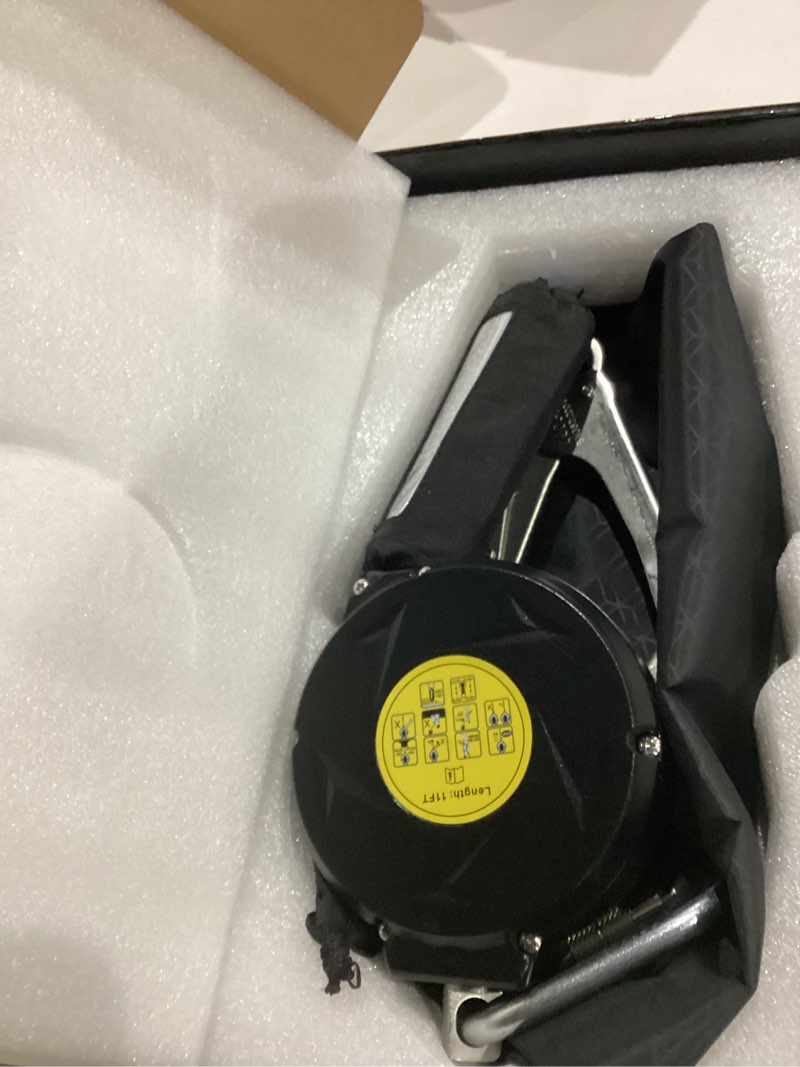 Condition photo showing Good Condition for 11FT Self Retracting Lifeline Fall Protection Retractable Lanyard, Fall Arrest Safety Yoyo for Construction Industrial - OSHA/ANSI Compliant (Large Hook) 11FT Large Hook