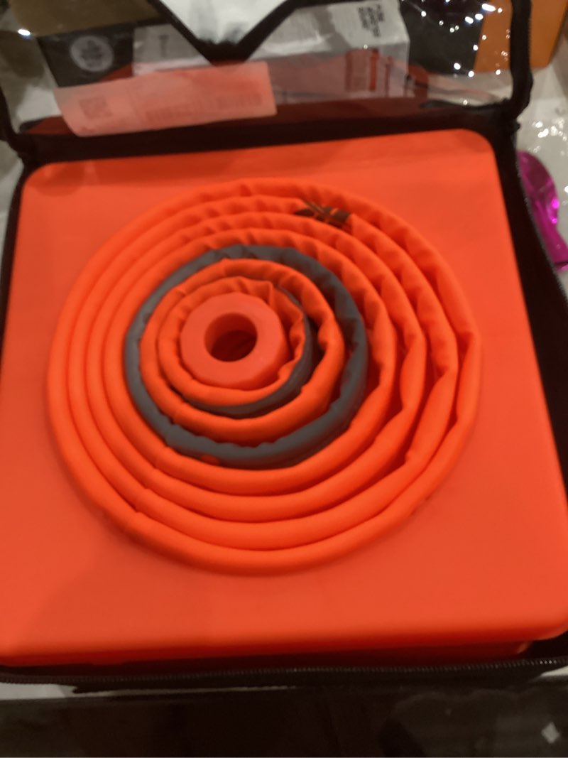 Condition photo showing Good Condition for roadhero 18 inch 4 pack collapsible traffic safety cones, multi purpose pop-up cones with reflective collar for road safety, orange cones for driving training, parking lots