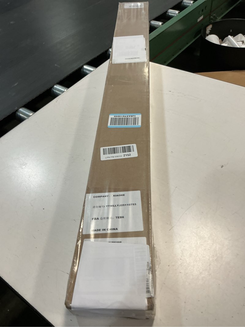 Condition photo showing New/Like New for pocket door hardware and track set, 48 inch sliding door aluminium alloy box rail hardware for single wooden door,black pd-4feet-b