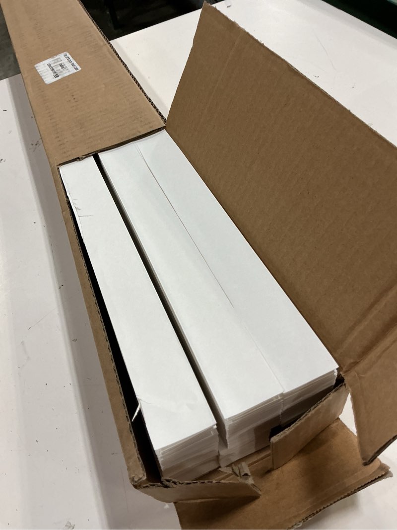Condition photo showing Good Condition for redi shade no tools original light filtering pleated paper shade white, 36" w x 72" l, 6 pack white 36" w x 72" h