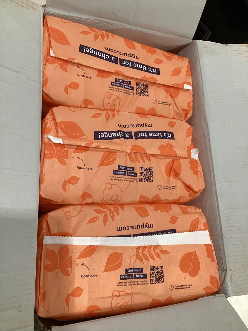 Condition photo showing Good Condition for Size 3 Eco-Friendly Diapers (9-20 lbs) Totally Chlorine Free (TCF),Hypoallergenic, Soft Organic Cotton, Sustainable, up to 12 Hours Leak Protection, Allergy UK,26 Count (Pack of 3) (78 Baby Diapers) Size 3 (78 Diapers)