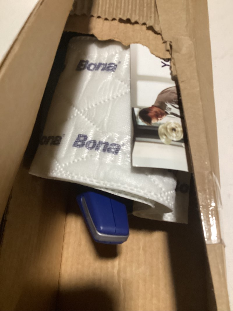 Condition photo showing As Is for Bona Hardwood Floor Premium Spray Mop - Includes Wood Floor Cleaning Concentrate and Machine Washable Microfiber Cleaning Pad - Dual Zone Cleaning Design for Faster Cleanup Hardwood - Concentrate