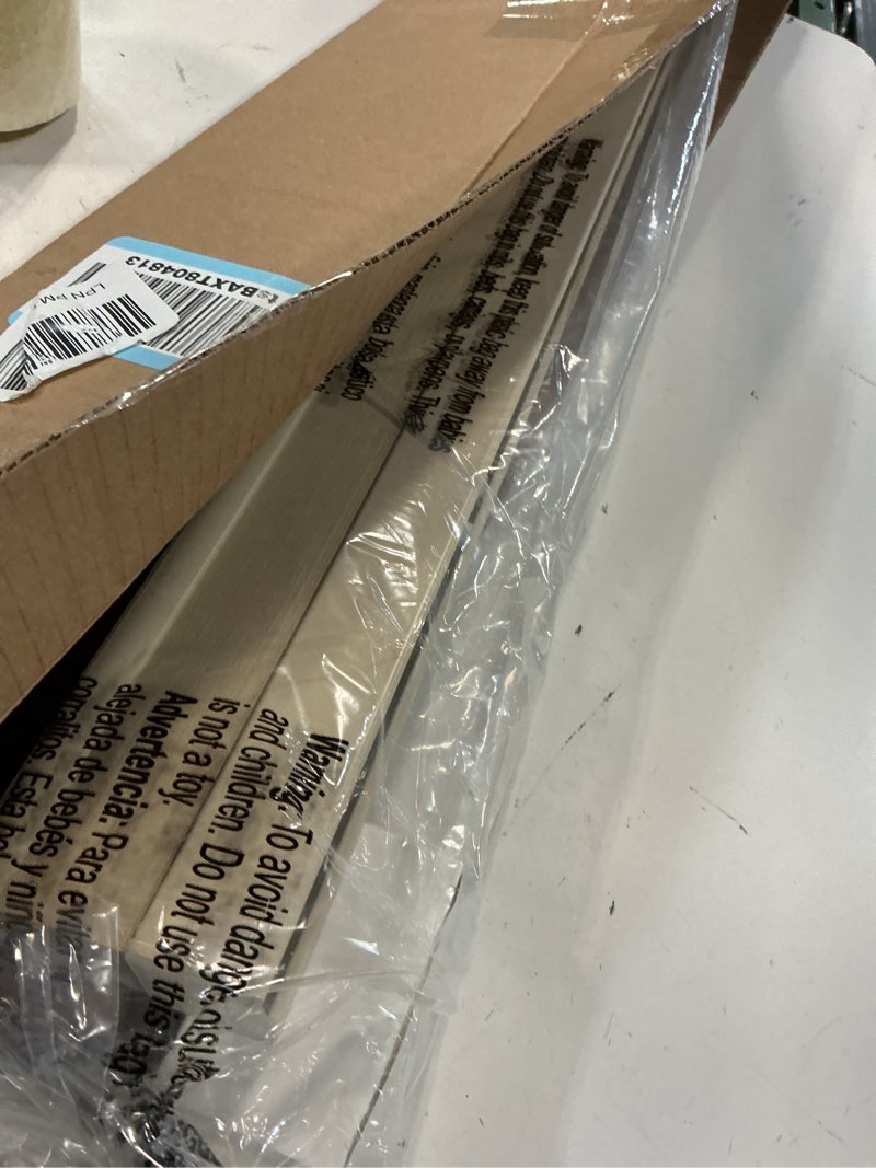 Condition photo showing Good Condition for lazblinds cordless cellular shades, blackout privacy honeycomb shades for home, thermal insulation noise reduction blinds for windows, 29'' w x 48'' h, cream blackout-cream 29'' w x 48'' h