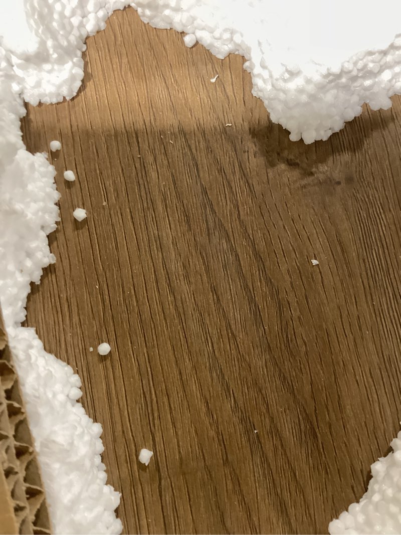 Condition photo showing Good Condition for SICOTAS Console Table with Rattan Drawers - Boho Rattan Entryway Table with Storage, Small Console Tables for Entryway, Entry Tables for Hallway