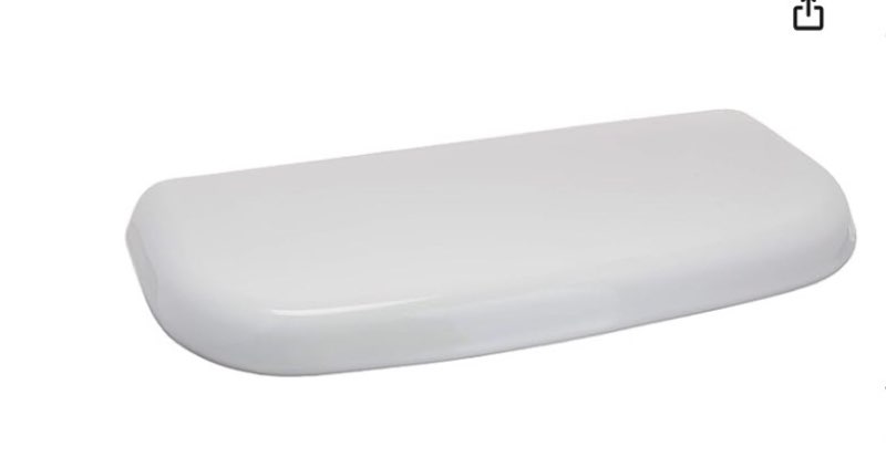 kohler k-84537-0 toilet tank lid, 16.83"l x 7.75"w, works with kohler toilet tank models: 404515, 40