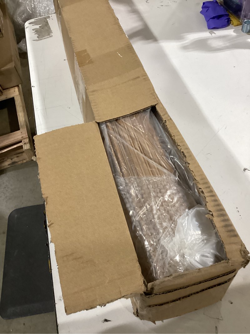 Condition photo showing New/Like New for Cordless Bamboo Roman Shades for Windows, Blinds Size (42 1/2" W × 64" H) Colour (Eastfield Teak) Fits Windows (42 3/4" W × 64" H) Eastfield Teak 42 3/4" W × 64" H