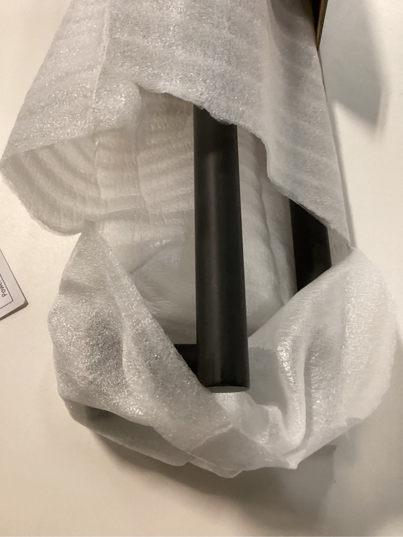 Condition photo showing Good Condition for Alise Double Bath Towel Bars Towel Racks for Bathroom Lavatory,Wall Mount Towel Holder SUS304 Stainless Steel Towel Hanger Rail 20 Inch,GYT6902-500-B Matte Black Matte Black 20-Inch