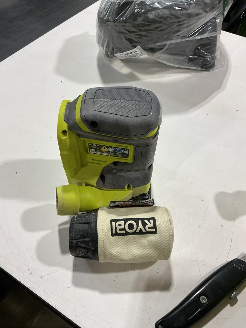 ryobi one+ 18v cordless 1/4 sheet sander (tool only), pcl401b, green | battery and charger sold separately