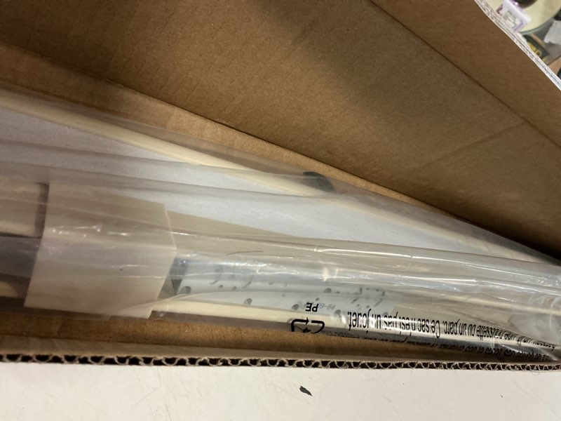 Condition photo showing New/Like New for lazblinds cordless cellular shades, no tools no drill blackout honeycomb shades pleated blinds for windows, 30 1/2" w x 64" h, soft cream blackout-soft cream 30 1/2'' w x 64'' h