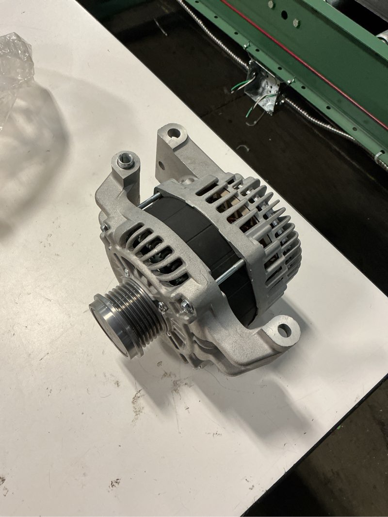 Condition photo showing As Is for acdelco gold remanufactured alternator