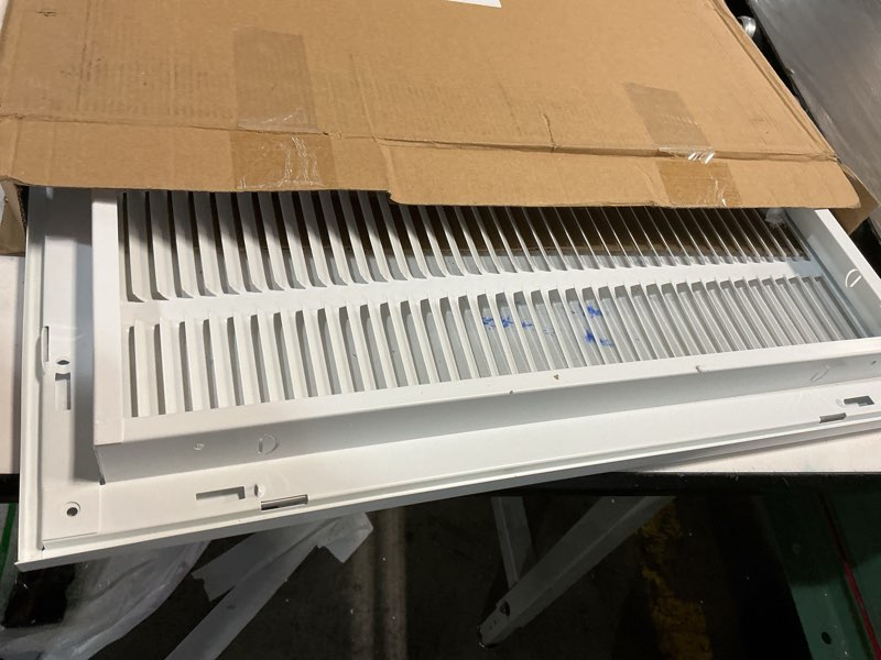 Condition photo showing Good Condition for 16x20 Air Return Grille [Duct Opening Size] Return Vent Cover for Wall or Ceiling,Steel Return Air Grill Removable Face/Door for 1 inch Filters(16"W x 20"H [Duct Opening])