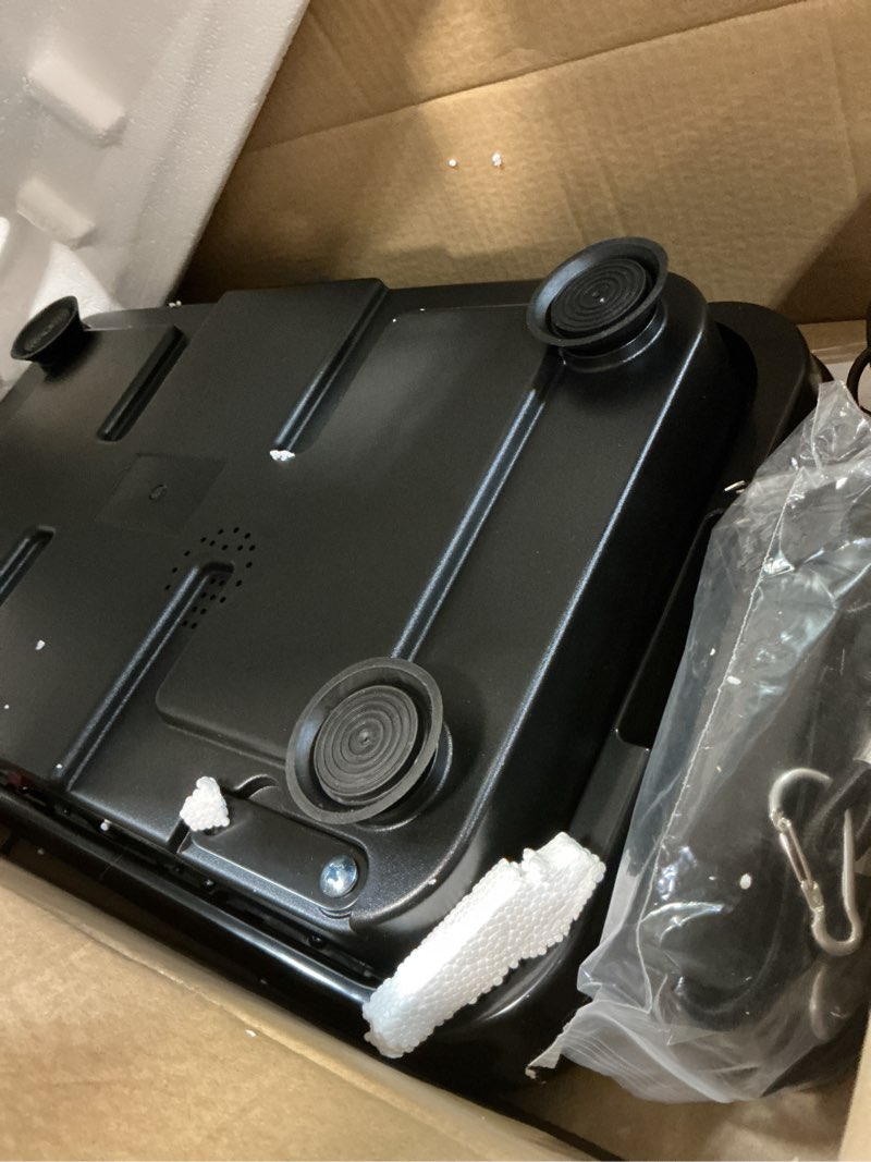 Condition photo showing Good Condition for shake plate vibration exercise machine for lymphatic drainage massager & weight loss, 400 lbs capacity whole body vibrating plate workout for women and men bright black