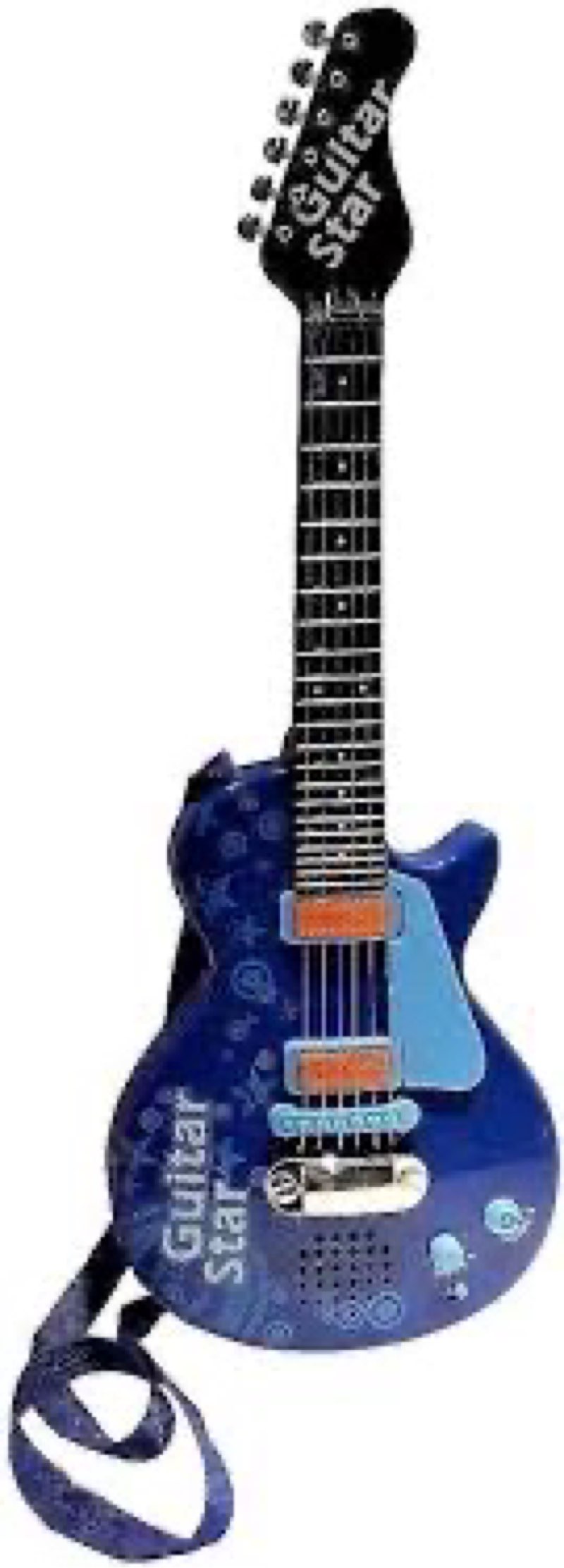 Lightahead HK-9080A(Blue) Sound Music and Light Fun Junior Guitar for Kids & Beginners Great Gift Bl