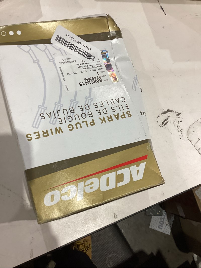 Condition photo showing As Is for ACDelco Professional 9746MM Spark Plug Wire Set, Black