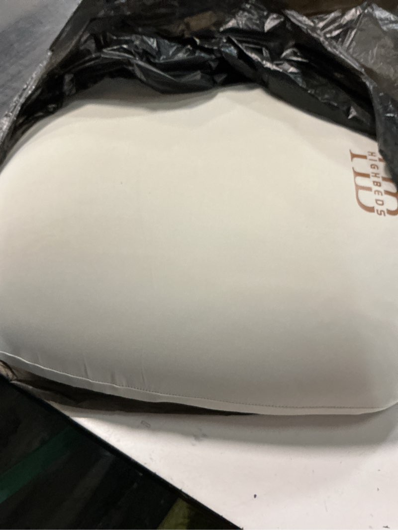 Condition photo showing Good Condition for Side Sleeper Pillow – Soft Ergonomic Cervical-Neck-Pillow for Neck Pain Relief, Ice Silk Zipperless Pillowcase, Eco Friendly and Durable Material (White)