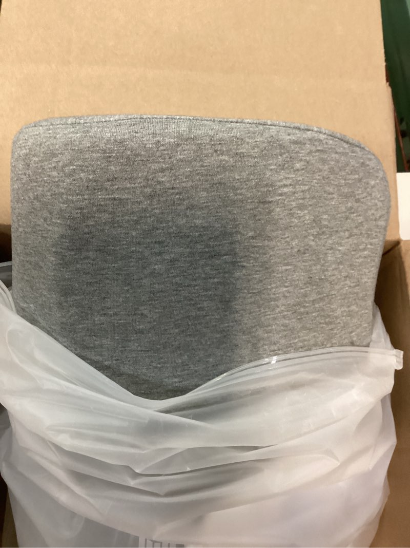 Condition photo showing Good Condition for C CUSHION LAB Ergonomic Foot Rest for Under Desk - Patented Massage Ridge Design Memory Foam Foot Stool Pillow for Work, Home, Gaming, Computer, Office Chair - Footrest for Back & Hip Pain Relief Grey