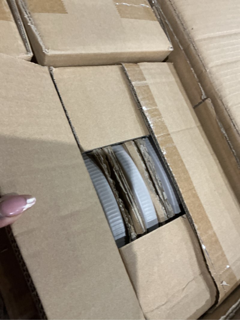 Condition photo showing Good Condition for stoneware dinnerware sets for 4, 12-piece plates and bowls set, warm brown warm brown 4-set(12pcs)