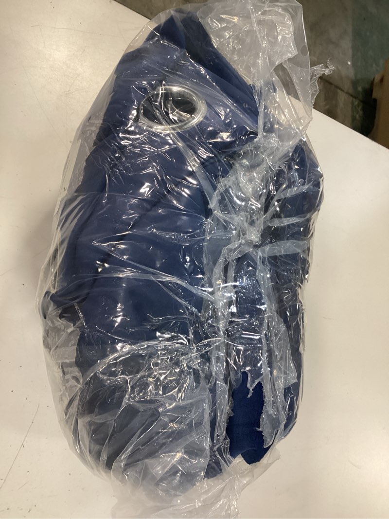 Condition photo showing Good Condition for miulee 2 panels blackout velvet curtains solid soft grommet royal blue curtains black out thermal insulated soundproof room darkening drapes/panels for living room bedroom 52 x 96 inch length 52"w x 96"l (pack of 2) royal blue