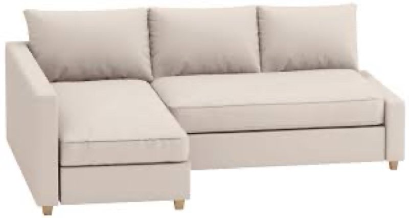Durable Polyester Flax Friheten Sleeper Sofa Cover Replacement is Compatible for IKEA Friheten Sofa 