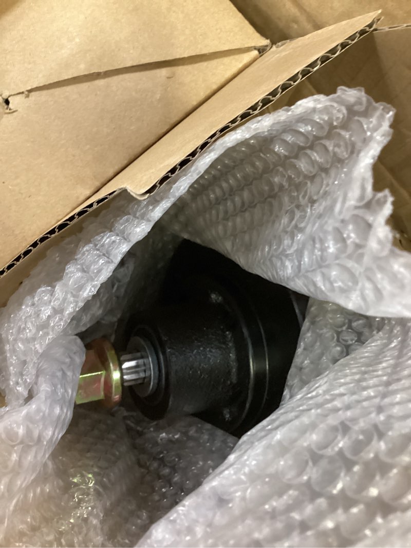 Condition photo showing New/Like New for gelaska 2 pack 539131898 spindle assembly with 532199789 spindle pulley replaces husqvarna 539131898