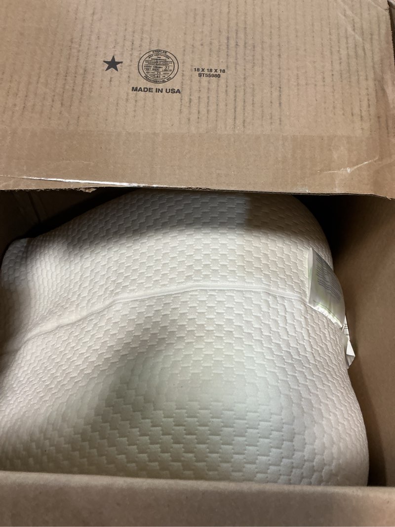 Condition photo showing Good Condition for UTTU Cervical Pillow for Neck Strain Relief, Memory Foam Neck Pillow for Sleeping, Adjustable Orthopedic Sandwich Pillow, Contour Cooling for Side Back Stomach Sleeper, King(27.6"×15.7"×5.2"/4.5") King Size