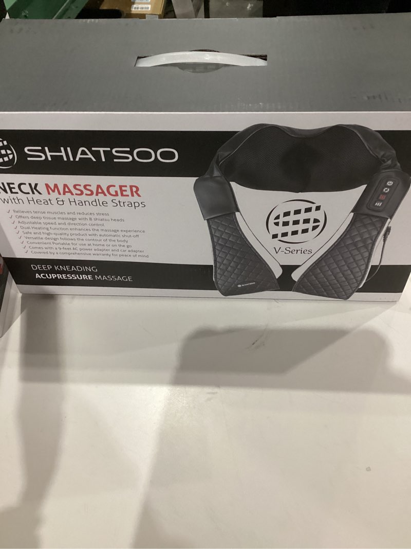 Condition photo showing New/Like New for | Neck and Back Massager | Professional Grade | Soothing Warmth | Deep Tissue