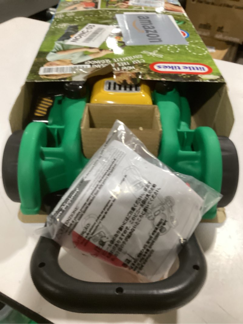 Condition photo showing New/Like New for Little Tikes Gas 'n Go Mower Kids Toys for Toddlers Boys Girls Age 18 Months and Older, Indoor Outdoor Push Gardening Summer Toy Gifts for Birthday