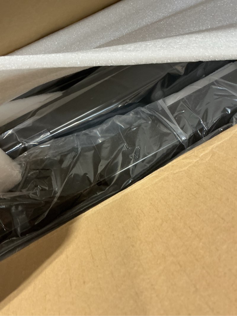 Condition photo showing New/Like New for vivo electric stand up desk frame workstation, frame only with 220 lbs capacity, brushless motor standing height adjustable legs with memory controller, black, desk-v100eby black 6-button controller - brushless motor