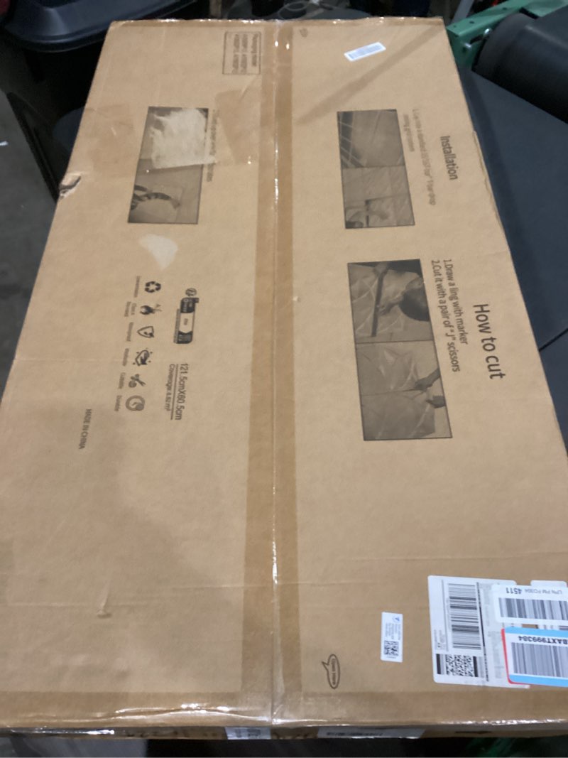 Condition photo showing New/Like New for Art3d Drop Ceiling Tiles, 24x48in. White (12-Pack), Polyvinyl Chloride (PVC), Glue Down 24"x48" White 12