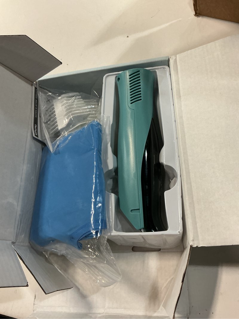 Condition photo showing Good Condition for Baby Hair Clipper,Vaccum Hair Clippers for Kids/Toddlers,Cordless Baby Hair Cutting Kit with Two Modes,Baby Hair Trimmer Haircut Machine in Large Hairs Storage Space,Rechargeable,Waterproof Green