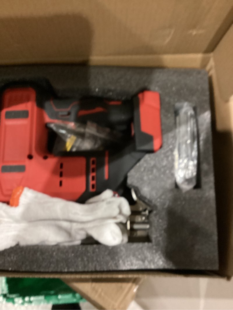 Condition photo showing Good Condition for 18 Gauge Cordless Brad Nailer & Staple Gun Compatible with Milwau-kee Battery, 2 in 1 Electric Nail Gun Battery Powered with 2000 Nails for Wood Carpentry, DIY & Home Improvement(No Battery)