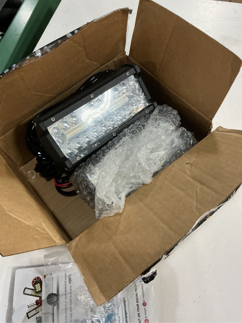 Condition photo showing Good Condition for nilight zh303 2pcs 6.5 inch 120w spot & flood combo driving 16awg wiring harness for led work light triple rows off-road truck car atv suv, 2 years warranty, white