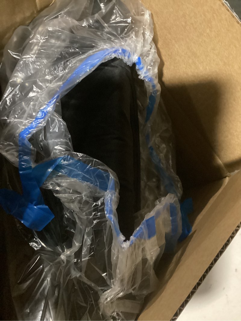 Condition photo showing New/Like New for daneey reading pillows for sitting in bed adult back pillow for sitting up, back support pillow for bed, foam wedge pillow for neck, lumbar, back, black, 20 * 9 * 22in, velvet velvet 20 * 9 * 22 inches black