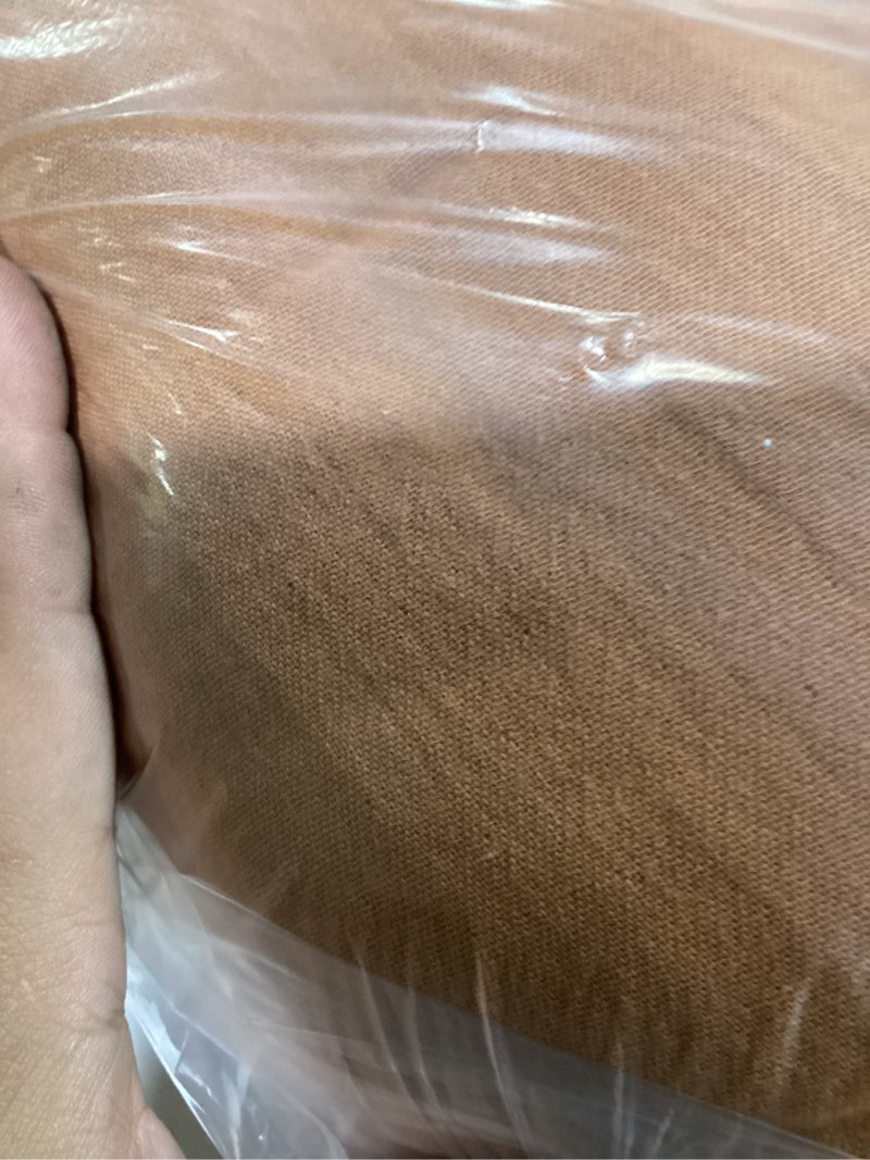 Condition photo showing Good Condition for rustic orange sheet set linen quince 
