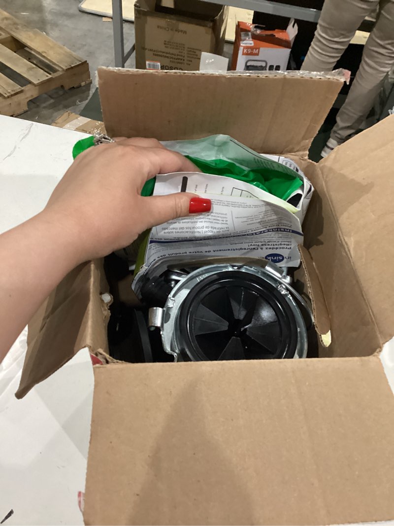 insinkerator badger 5xl garbage disposal, 1/2 hp, made in usa, standard series