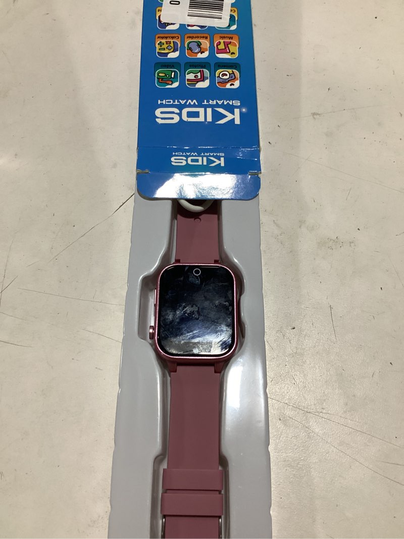 Condition photo showing Good Condition for kids smart watch girls gift for girl aged 6-12, hd touchscreen kids watch with 39 games video camera music pedometer audiostory learn card educational toys birthday gifts for girls ages 5 6 7 8 9 pink