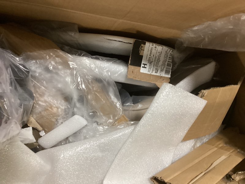 Condition photo showing Good Condition for YOUNIKE Bar Stools Set of 2 Compact Modern Swivel Barstools, Adjustable Counter Height Bar Stools Faux Leather Upholstered Bar Chairs with Back for Kitchen Island, Khaki