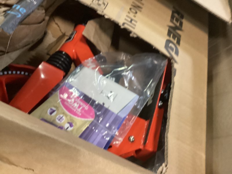 Condition photo showing As Is for Hurtle Renegade Kick Scooter for Kids, Teenagers & Adults - 2-Wheel Folding Scooter with Adjustable T-Bar Handlebar - Alloy Anti-Slip Deck Red