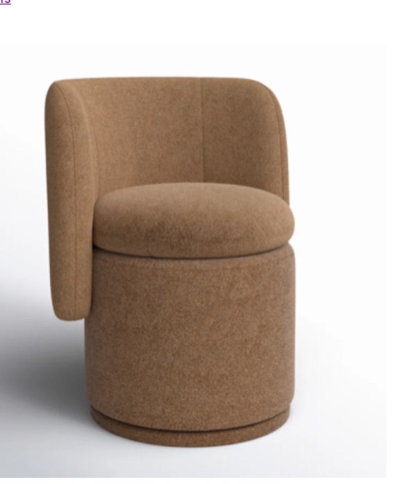 Adrielle Swivel Upholstered Barrel Chair