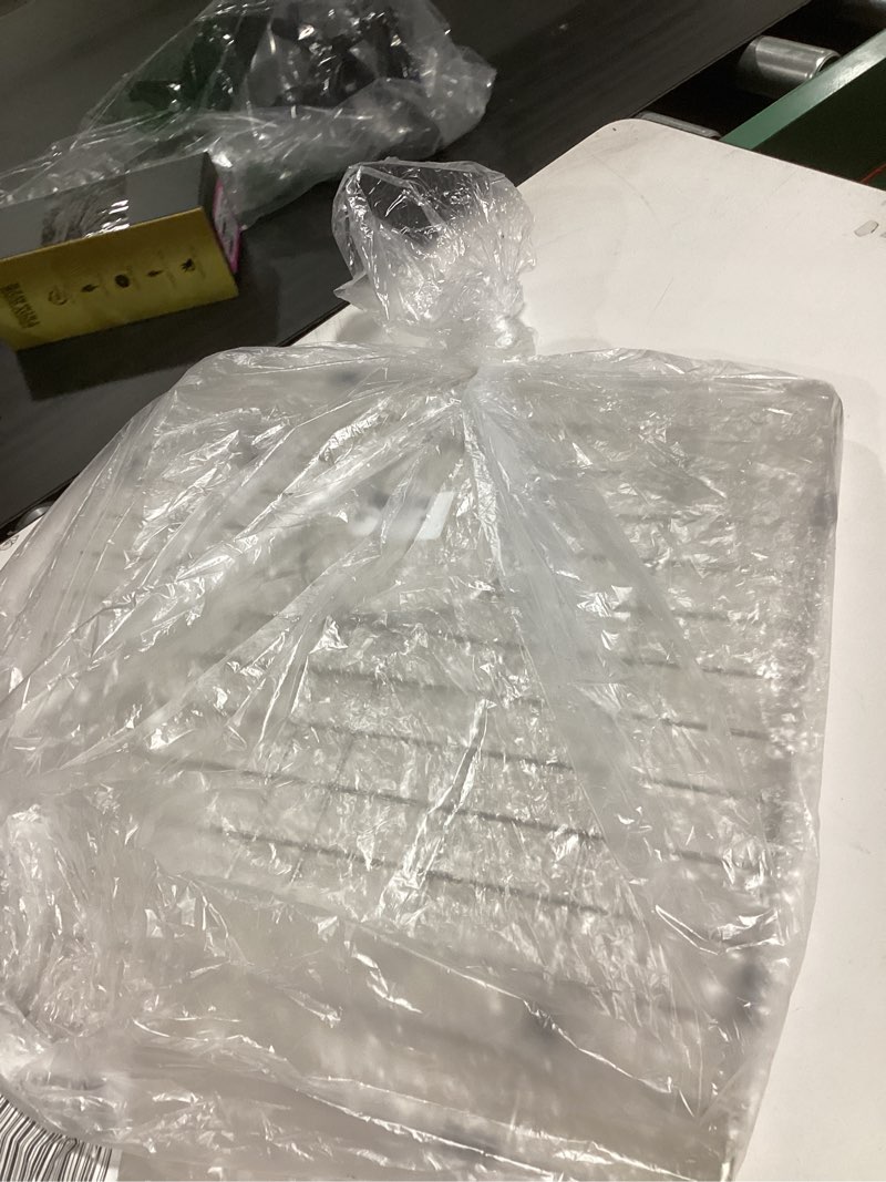 Condition photo showing Good Condition for Starstar Sinks Protector Stainless Steel Kitchen/Yard/Bar/Laundry/Office Bottom Protector Grid, Rack For The Sink (16" x 15.5")