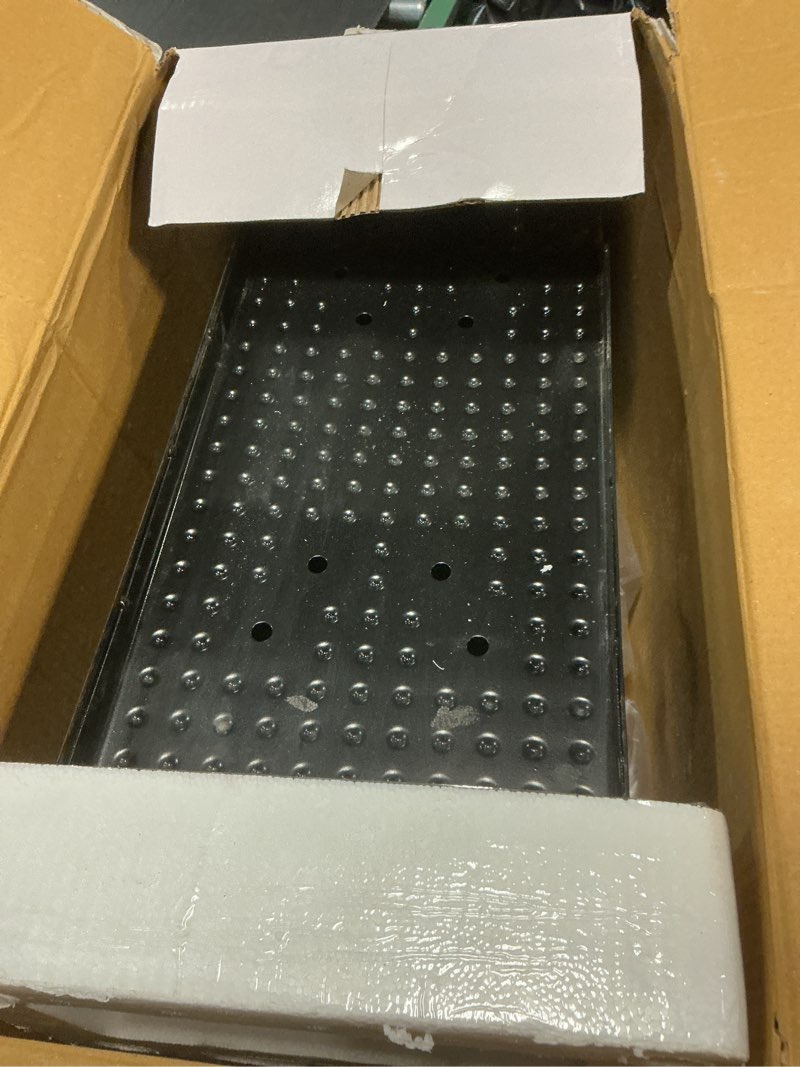 Condition photo showing As Is for architectural mailboxes bellevue large (1000-1750-cu in) metal black post mount mailbox