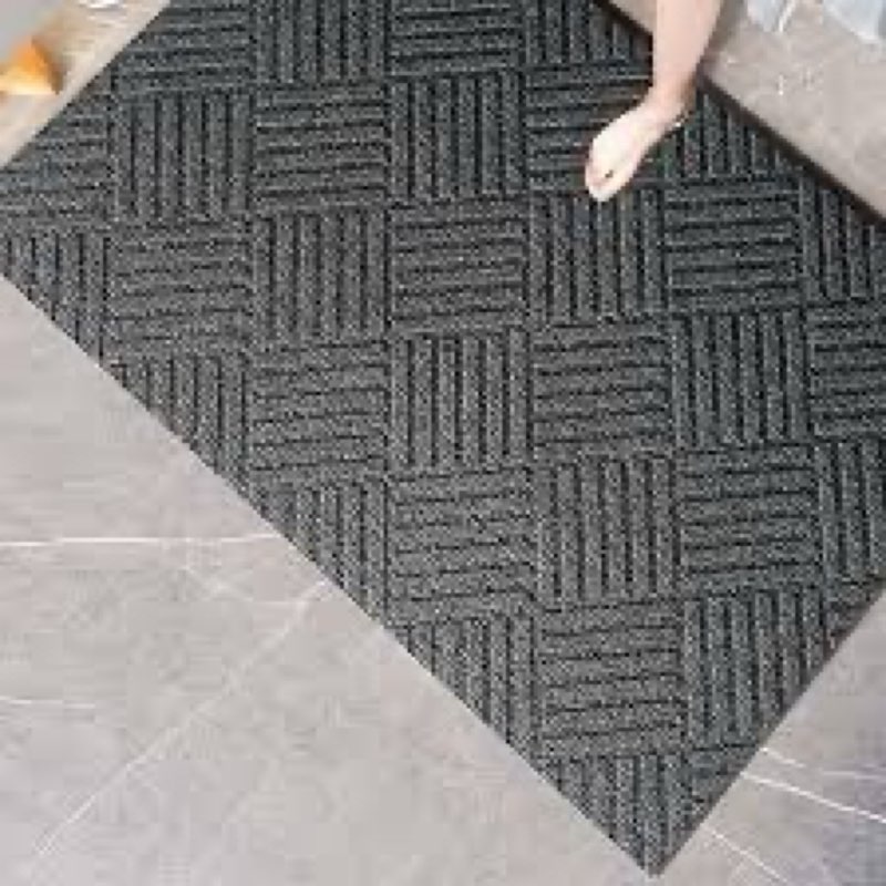 jxgzyy Commercial Front Door Mat 3'11" x 2'8", Non-Slip Indoor Outdoor Doormat, Heavy Duty Runner Ru