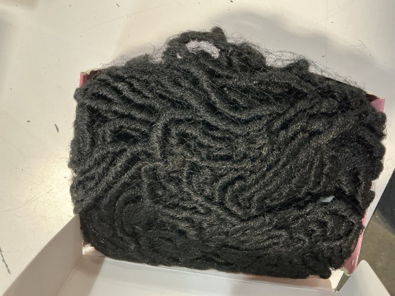 Condition photo showing Good Condition for dreadlock wig for men 12 inch short dreadlock wigs wear and go for daily or party 1b