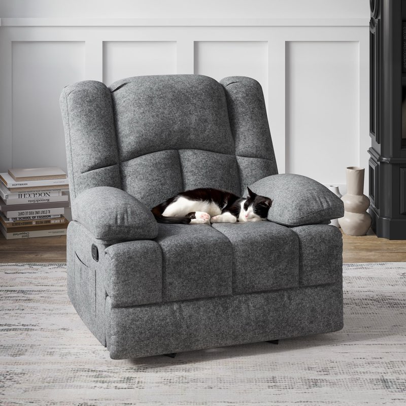 Catherne 40.1" Wide Upholstered Recliner
