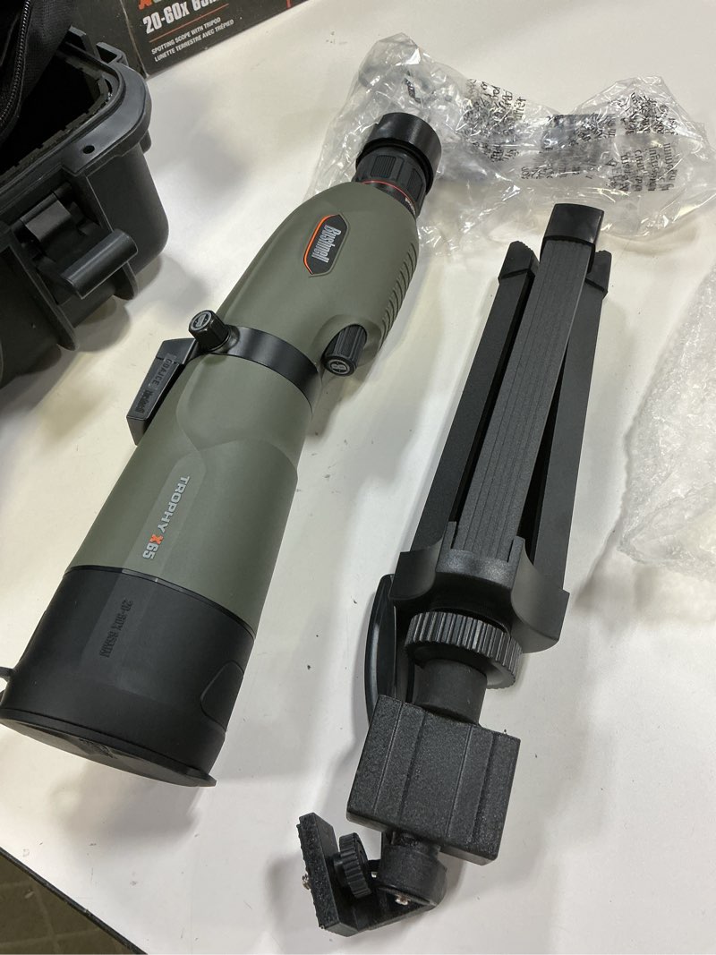 Condition photo showing Good Condition for Bushnell Trophy Xtreme Spotting Scope 20-60 x 65mm Green