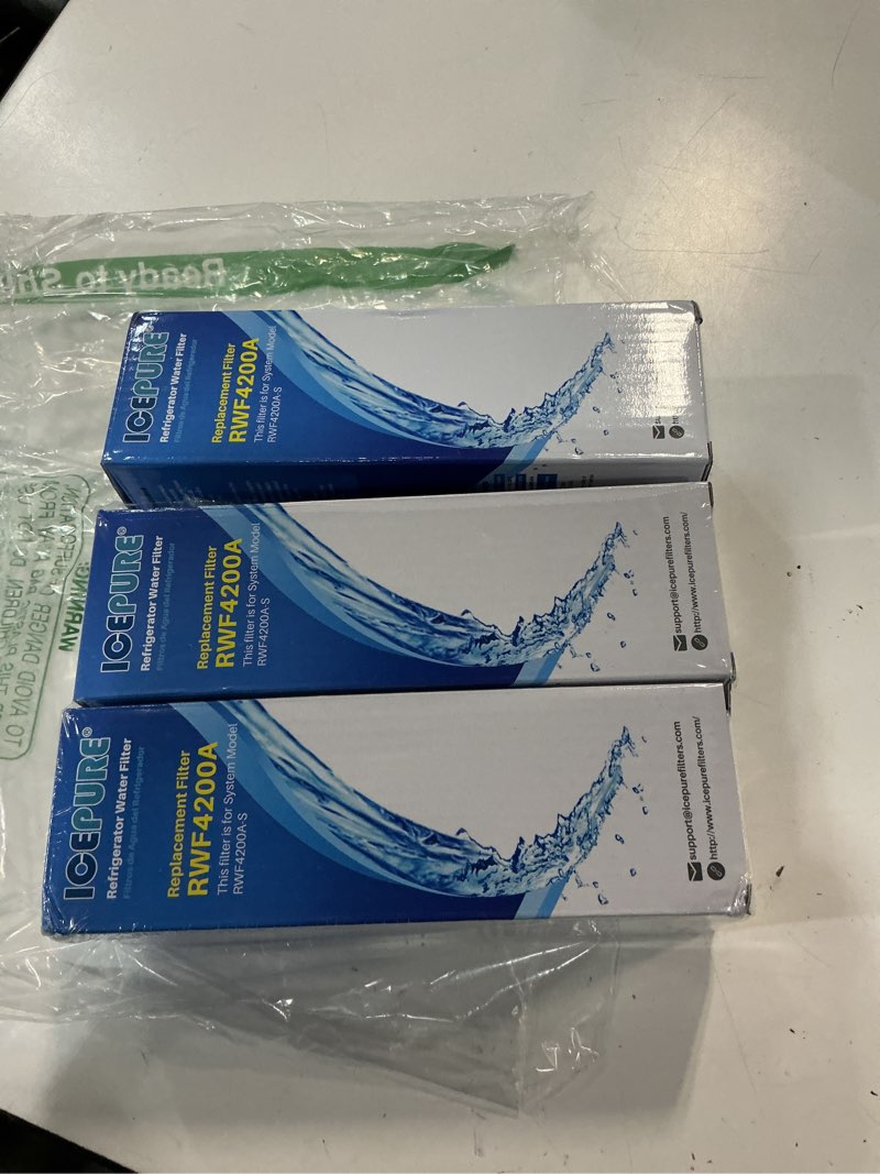 Condition photo showing Good Condition for icepure da97-17376b replacement for samsung haf-qin/exp rs27t5200sr ws645a rs22t5201sr rf28r7201sr rf32cg5400sr rf27cg5400sr rf29bb8600ql rf32cg5300sr rf29bb8600ql refrigerator water filter 3pack chlorine, odor removal 3 count (pack of 1)