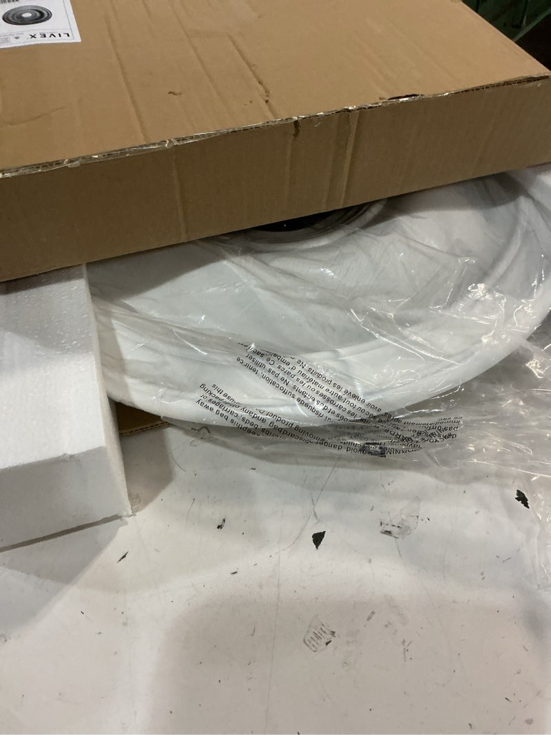 Condition photo showing Good Condition for livex lighting 8219-03 ceiling medallion, white