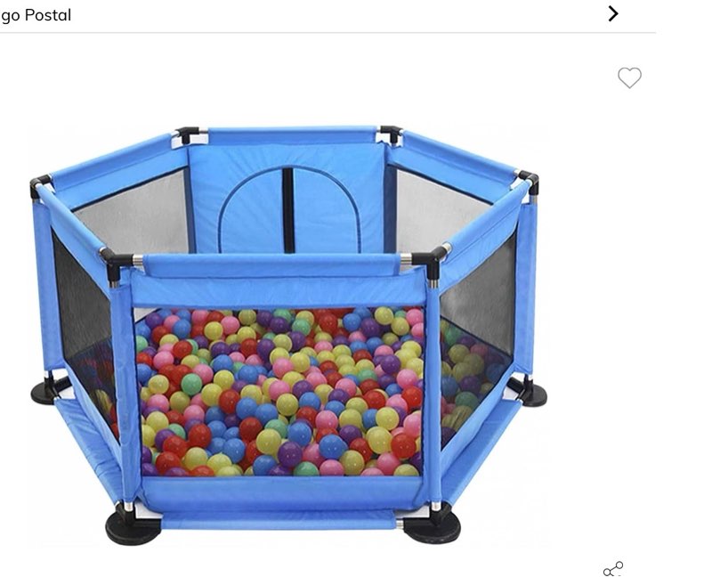 Corral Corralito Para Bebe Didáctico Con 10 Balones-Pelotitas