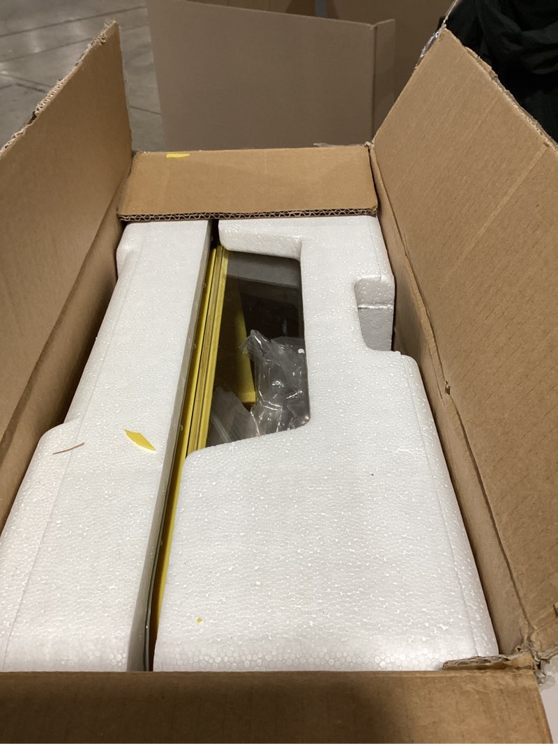 Condition photo showing As Is for incubator for hatching eggs-48 egg capacity, 2026 newly upgraded auto egg turner & auto precision humidity control system, 360° clear viewing for chicken, duck and quail eggs (yellow)